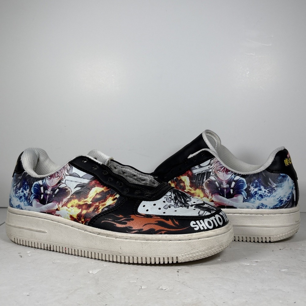 Size 5 My Hero Academia Shoto Todorokiโ Manga Sneakers